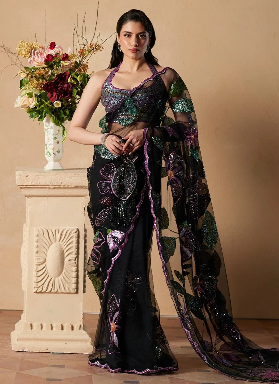 Miray Heritage Bridals '26 - Micah Black Saree