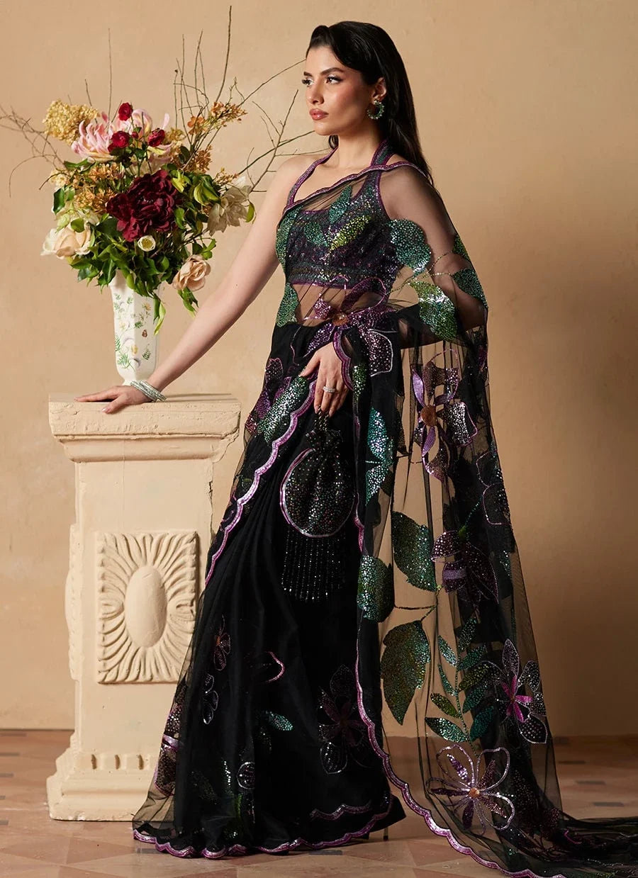 Miray Heritage Bridals '26 - Micah Black Saree