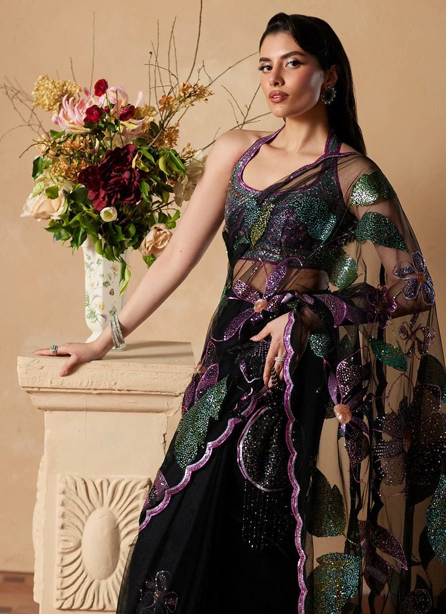 Miray Heritage Bridals '26 - Micah Black Saree
