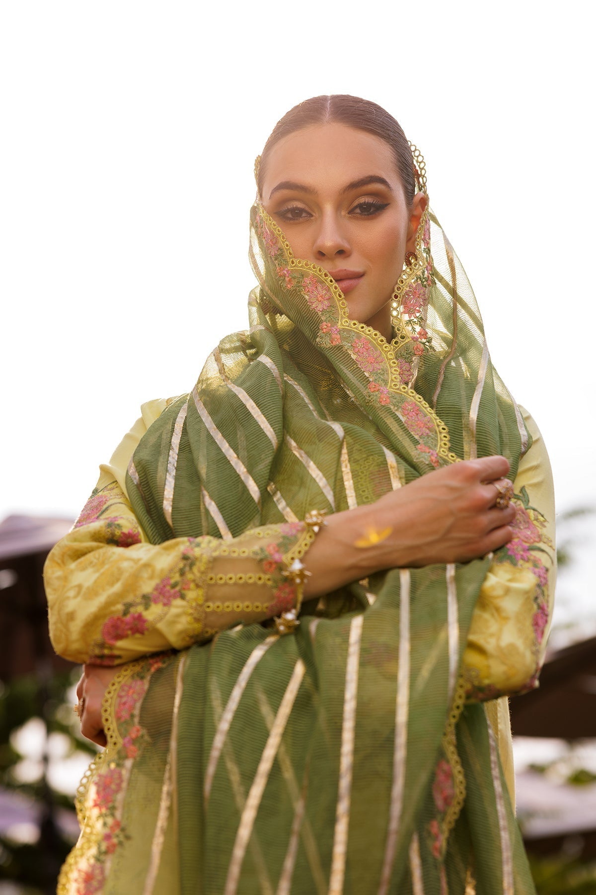 3-PC Embroidered Lawn Collection Suit CZ5-06 P