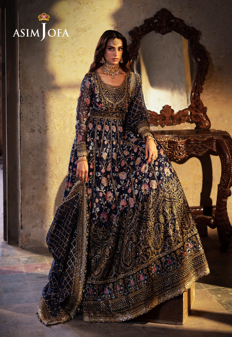 AJKBD-09 EMBROIDERED STITCHED 3 PCS