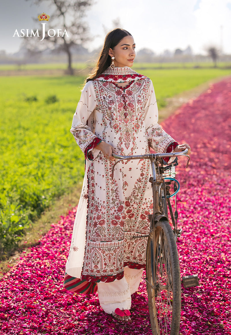 AJELLD-08 EMBROIDERED LAWN Stitched 2 PCS