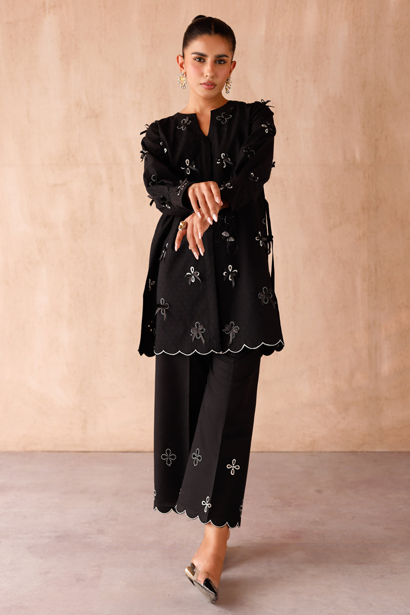 3 Piece Embroidered Yarn Dyed Suit