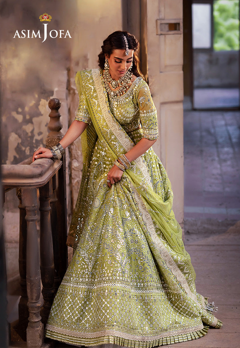 AJKBD-04 EMBROIDERED NET STITCHED 2 PCS