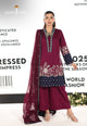 AJUEVD-02 EMBROIDERED SILK Stitched 3 PCS