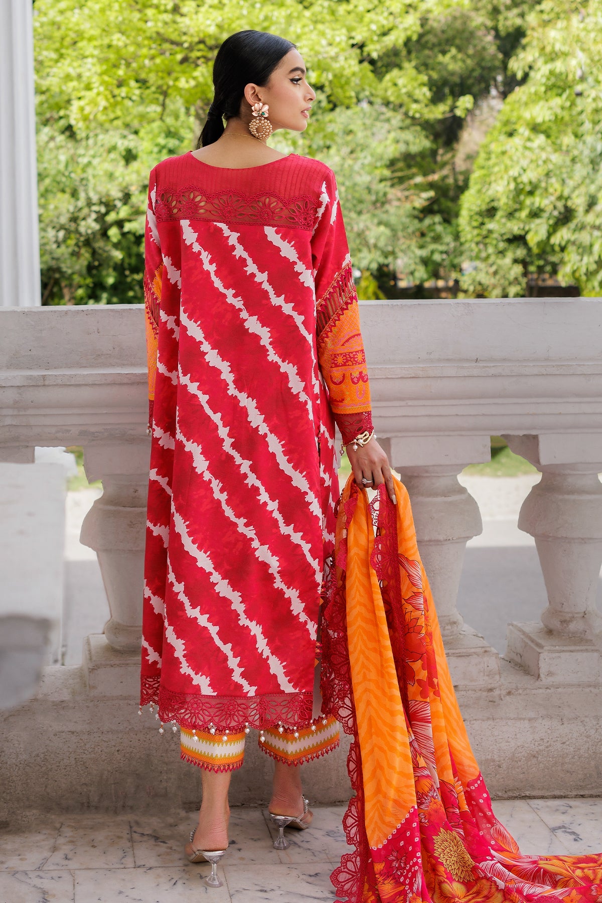 3-PC Unstitched Embroidered Lawn Collection AG6-04 A