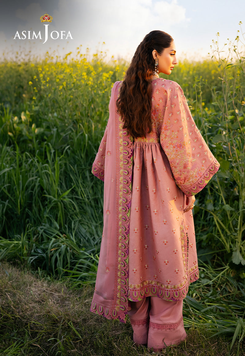 AJELLD-16 EMBROIDERED LAWN Stitched 3PCS
