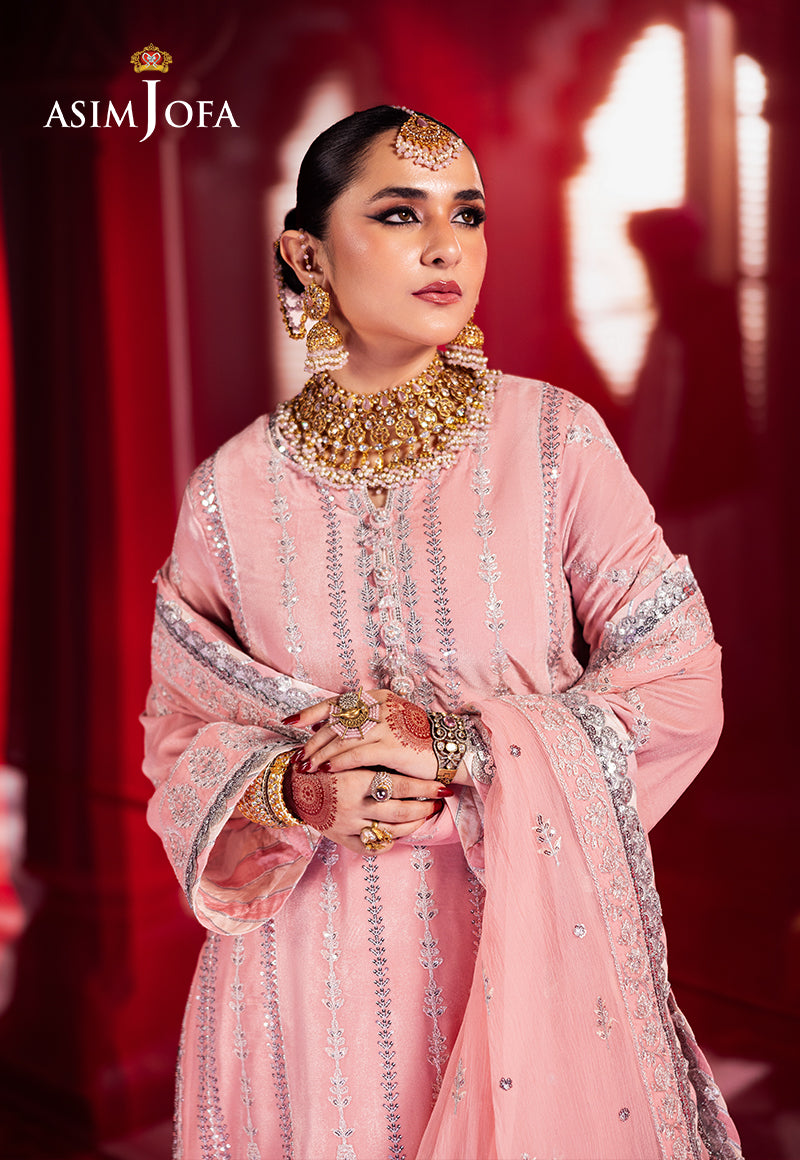 AJMV-12 EMBROIDERED VELVET 3 PCS