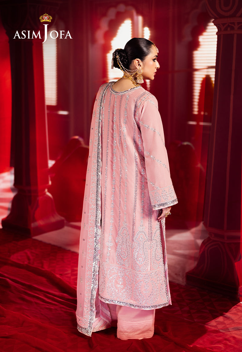 AJMV-12 EMBROIDERED VELVET 3 PCS