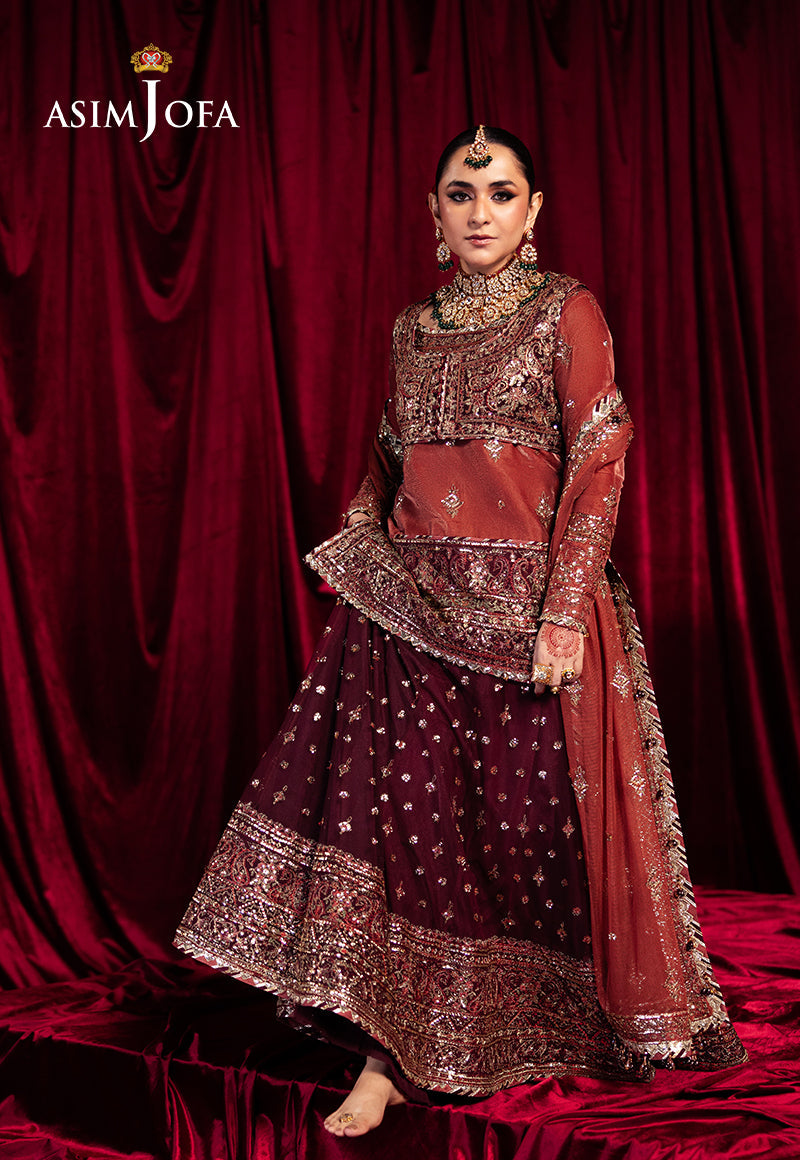 AJMV-04 EMBROIDERED VELVET 3 PCS