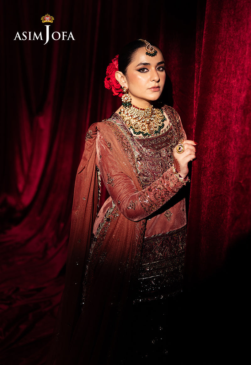 AJMV-04 EMBROIDERED VELVET 3 PCS