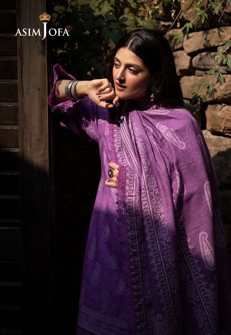 AJUWD-34 PRINTED STITCHED 3 PCS