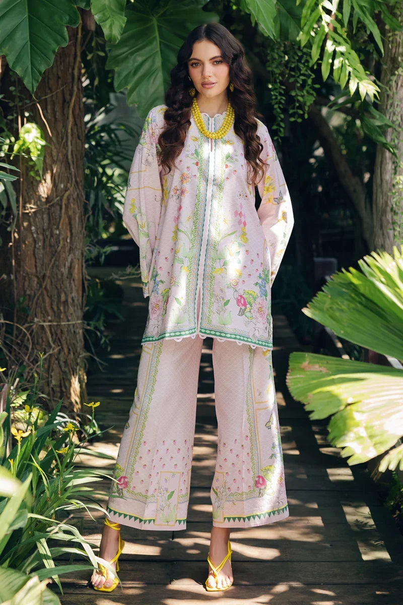 Qalamkar 2Pc Printed Cotton Silk Suit OP-02 Elio (RTS)