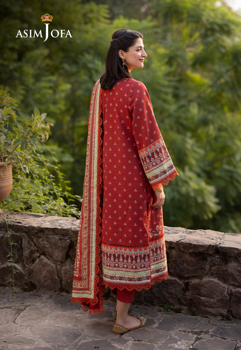 AJUWD-35 PRINTED STITCHED 3 PCS