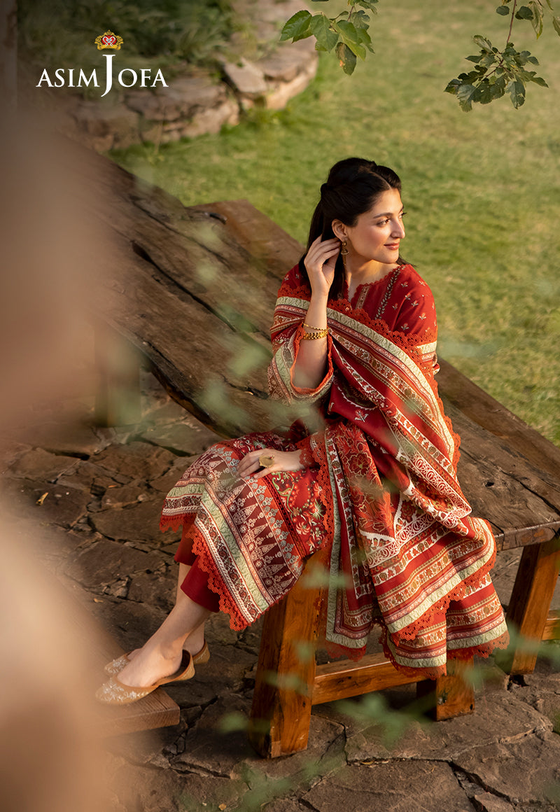 AJUWD-35 PRINTED STITCHED 3 PCS