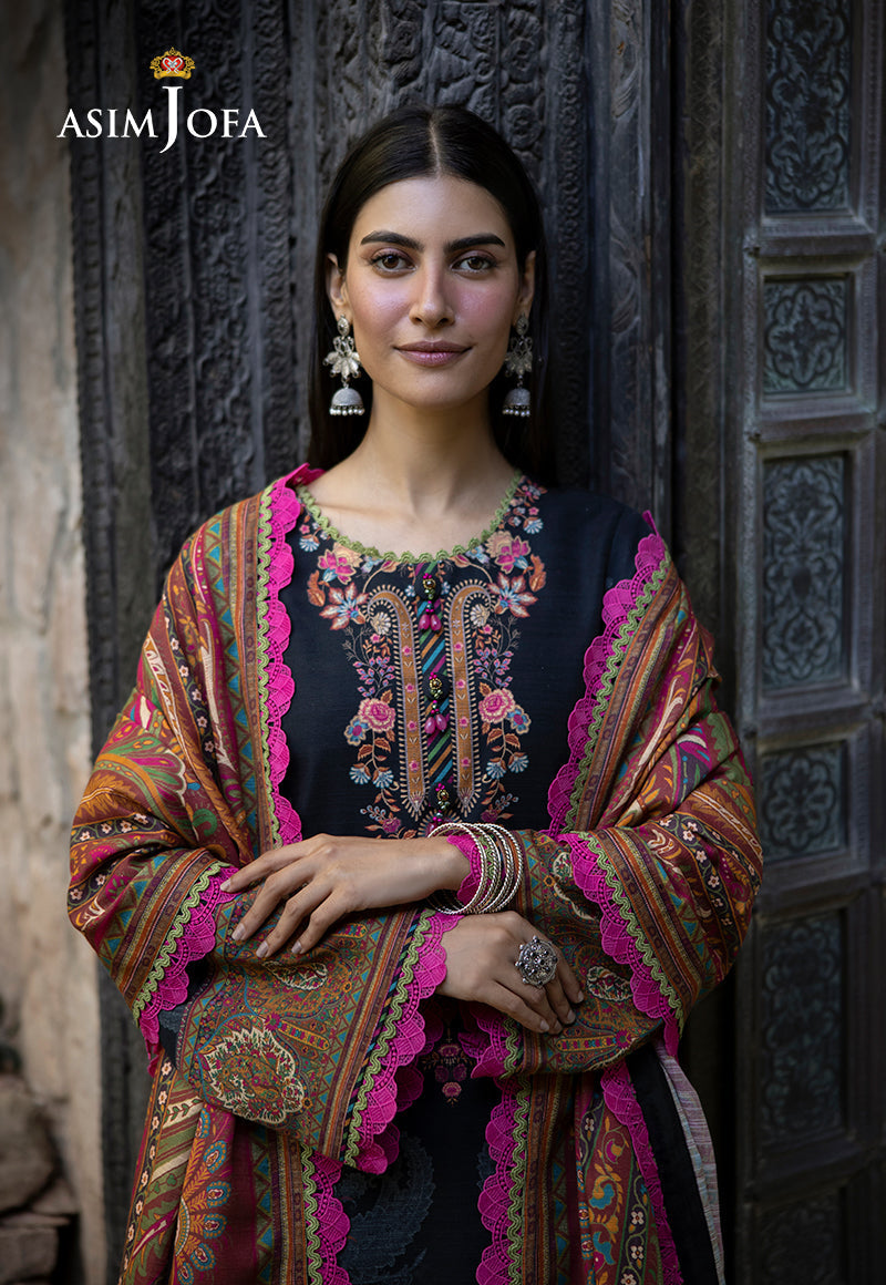 AJUWD-60 PRINTED KHADDAR 3 Pcs