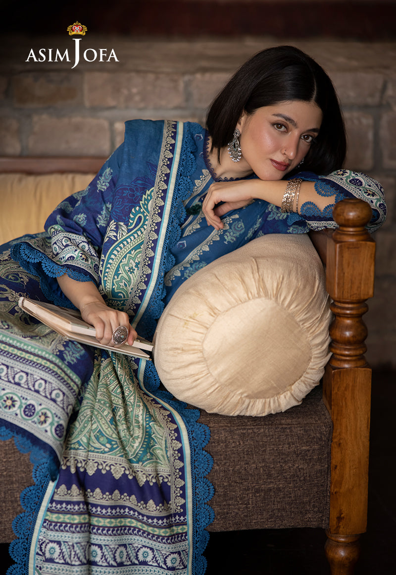 AJUWD-46 PRINTED STITCHED 3 PCS