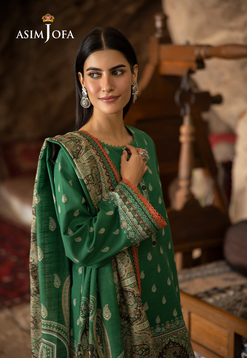 AJUWD-32 PRINTED STITCHED 3 PCS