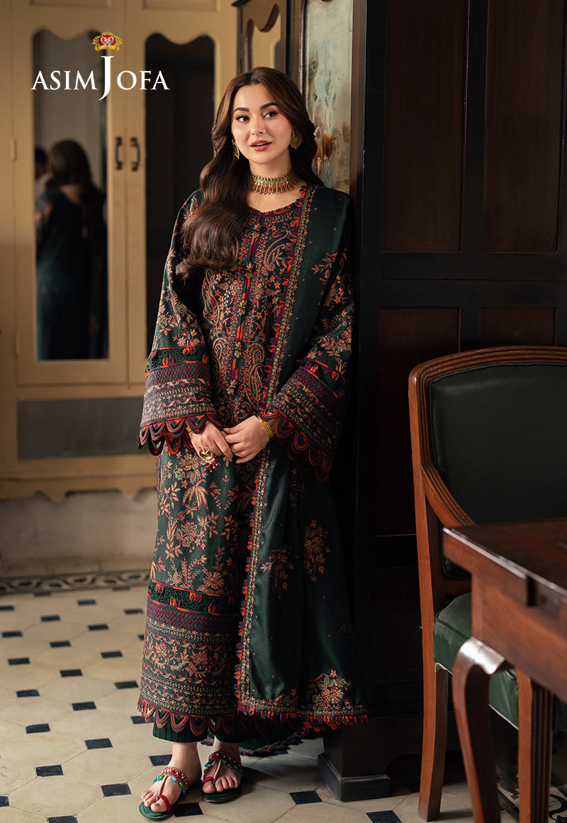 AJKID-01 EMBROIDERED STITCHED 3 PC