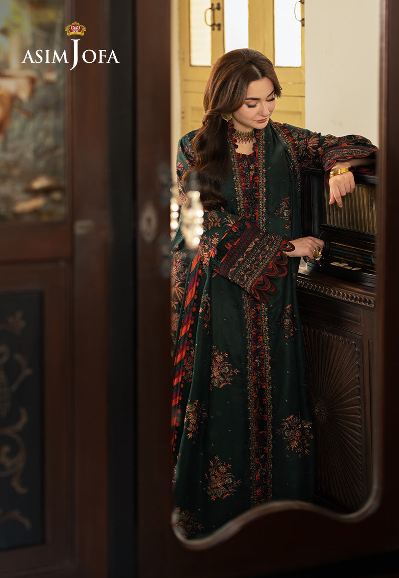 AJKID-01 EMBROIDERED STITCHED 3 PC