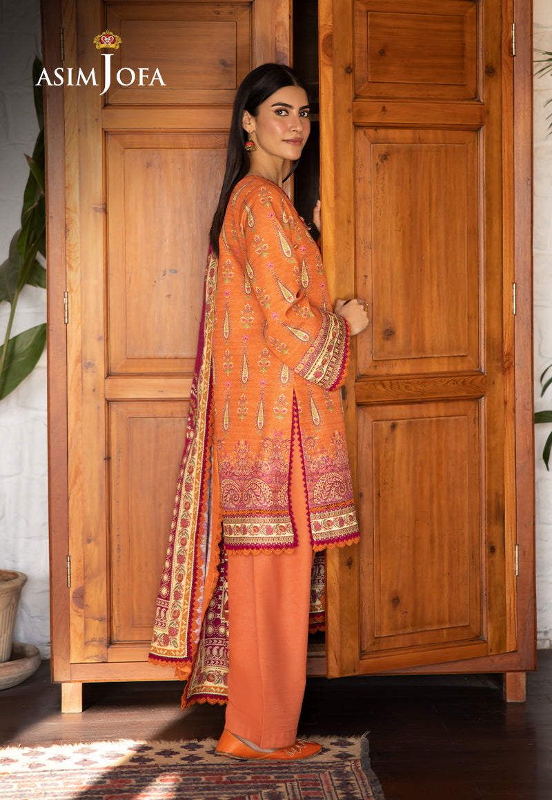 AJUWD-54 PRINTED STITCHED 3 PCS