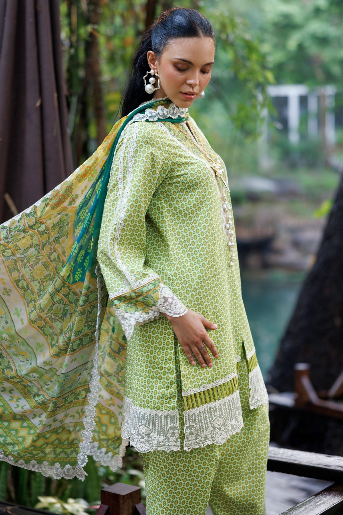 3-PC Unstitched Embroidered Lawn Collection CC6-10