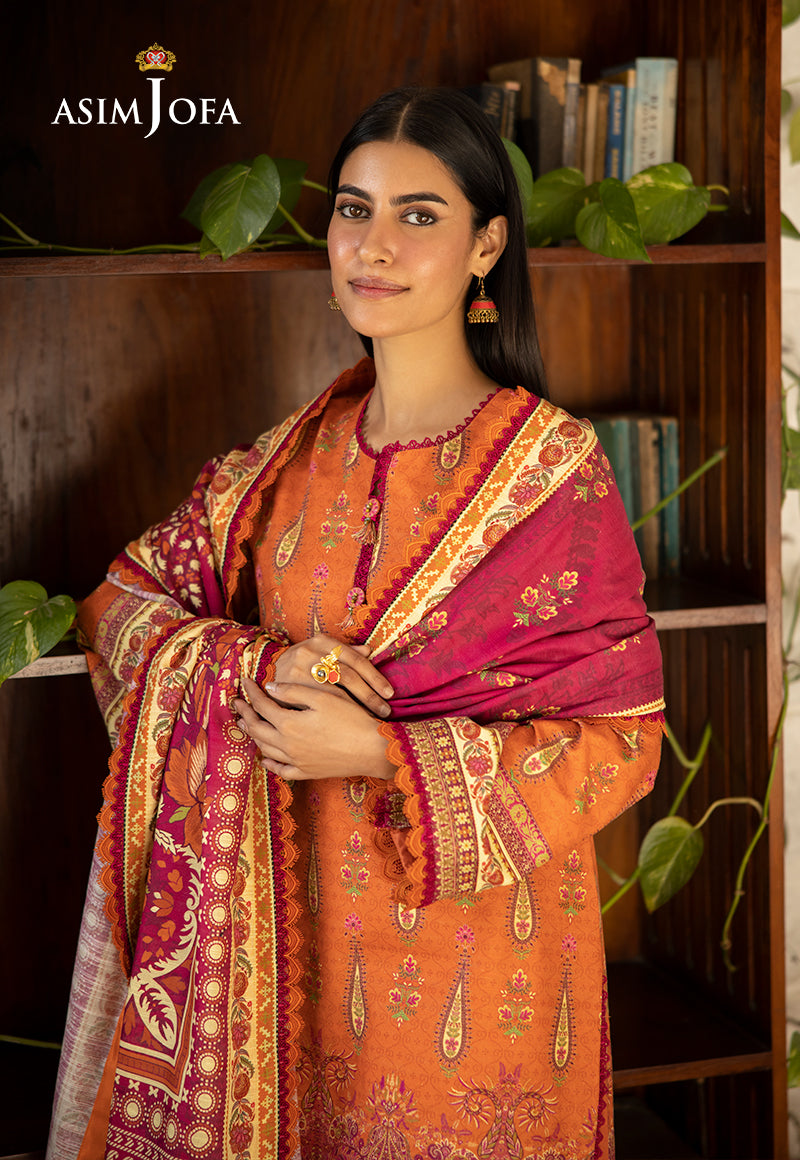 AJUWD-54 PRINTED STITCHED 3 PCS