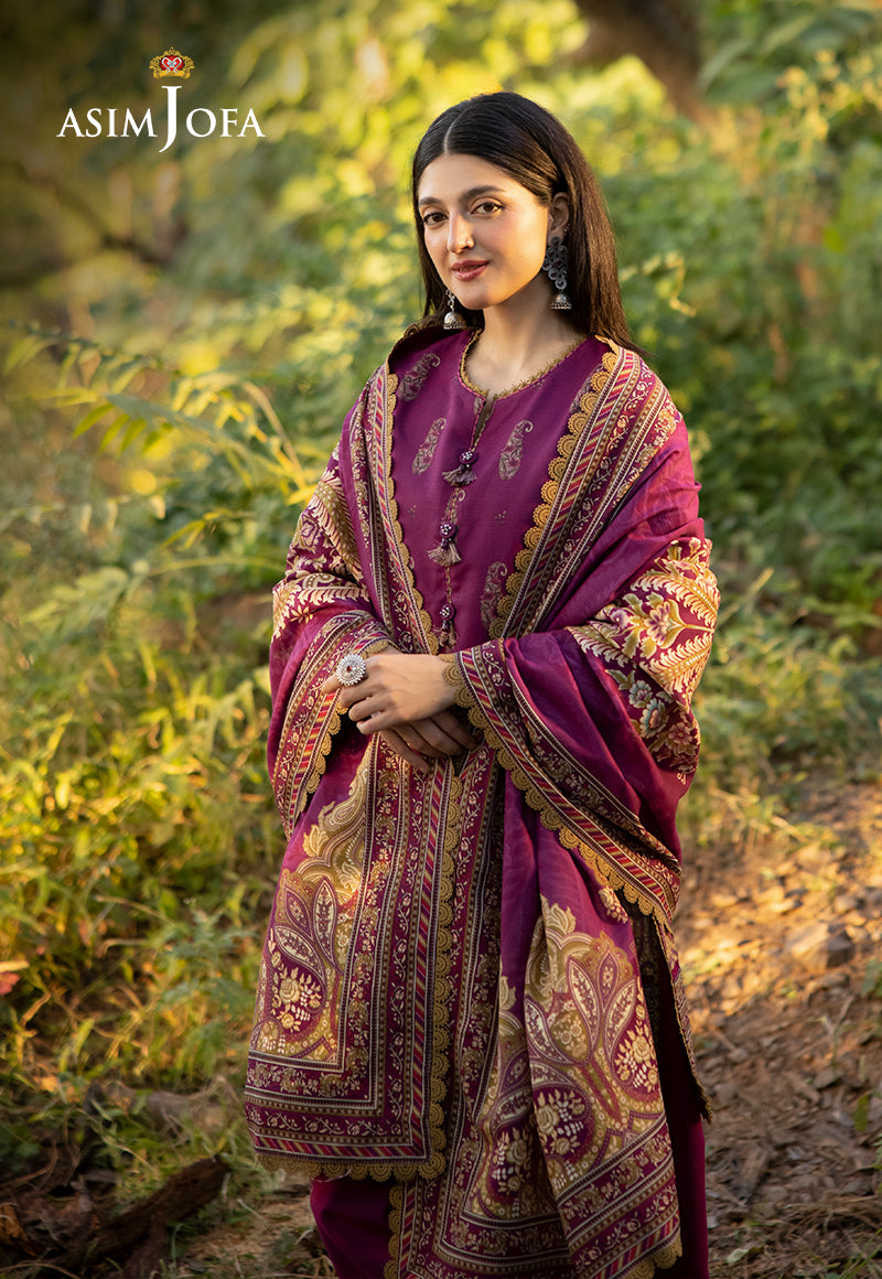AJUWD-58 PRINTED STITCHED 3 PCS