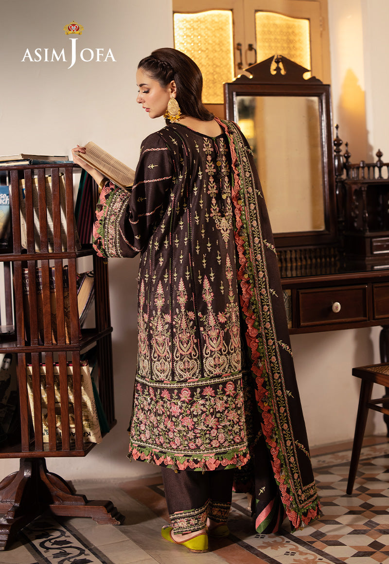 AJKID-09 EMBROIDERED STITCHED 3 PCS
