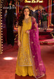 AJFO-05 EMBROIDERED ORGANZA UNSTITCHED 3 PCS