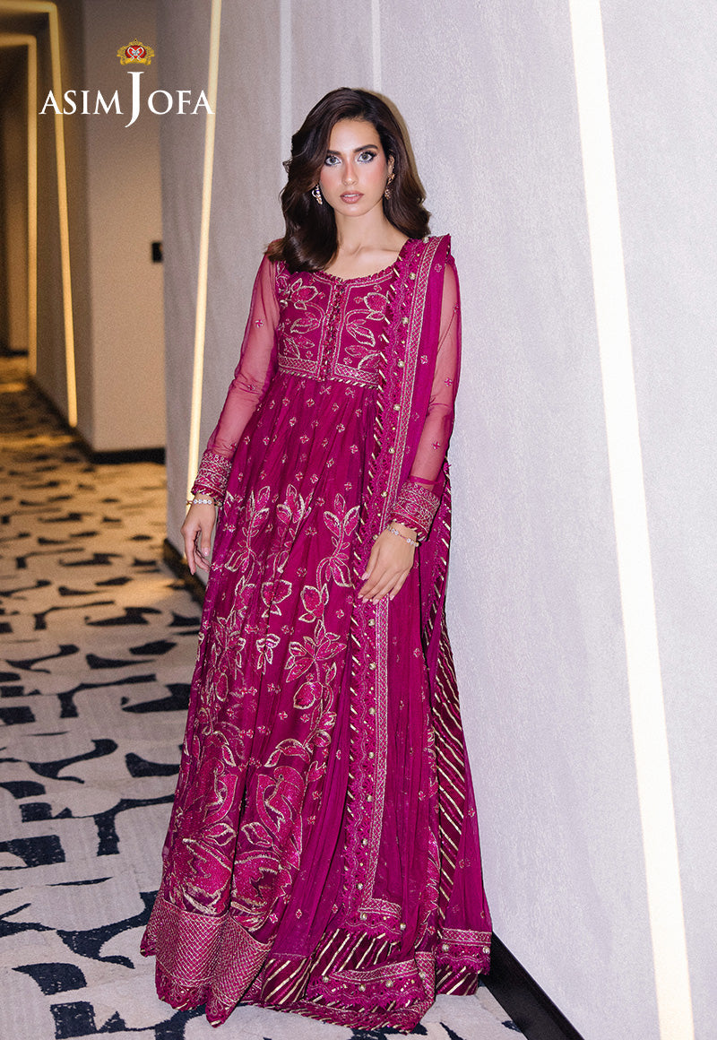 AJFFD-10 EMBROIDERED NET STITCHED 3 PCS