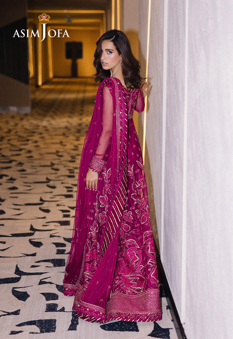 AJFFD-10 EMBROIDERED NET STITCHED 3 PCS