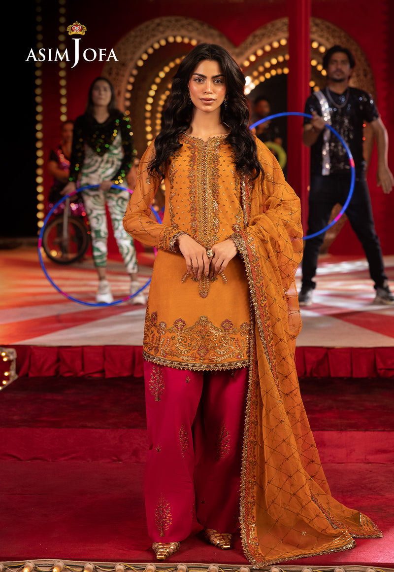 AJLFF-05 Embroidered Net 3 Pcs