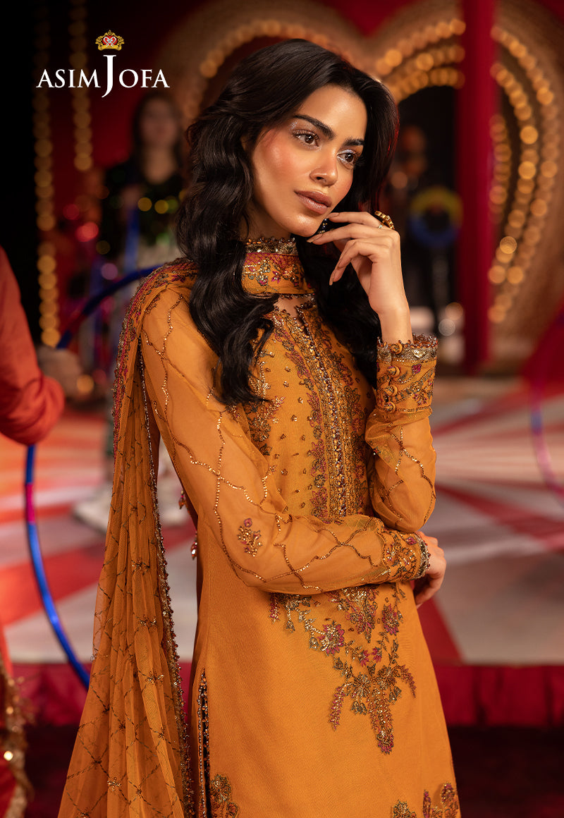 AJLFF-05 Embroidered Net 3 Pcs