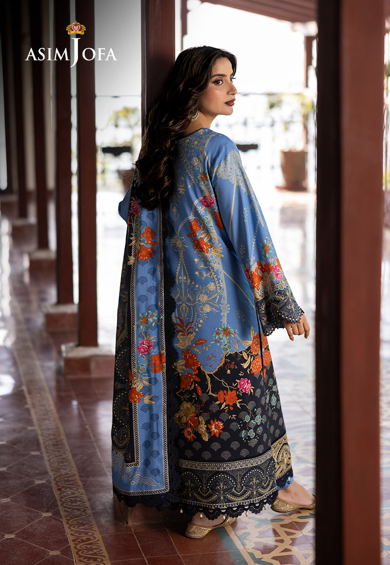 Ajso-55 Unstitched Dupatta 1 Pc Dupatta