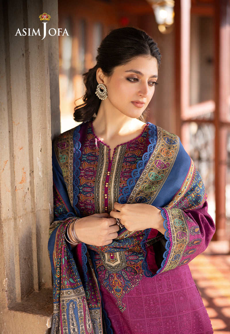 AJUWD-51 PRINTED STITCHED 3 PCS