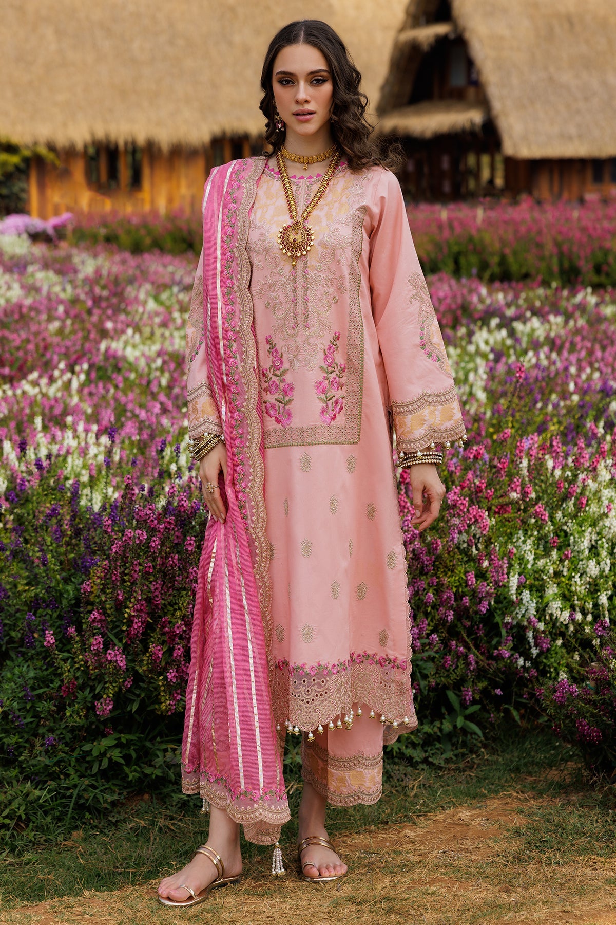 3-PC Unstitched Embroidered Lawn Collection CZ5-01