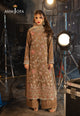 AJFO-12 EMBROIDERED NET UNSTITCHED 3 PCS