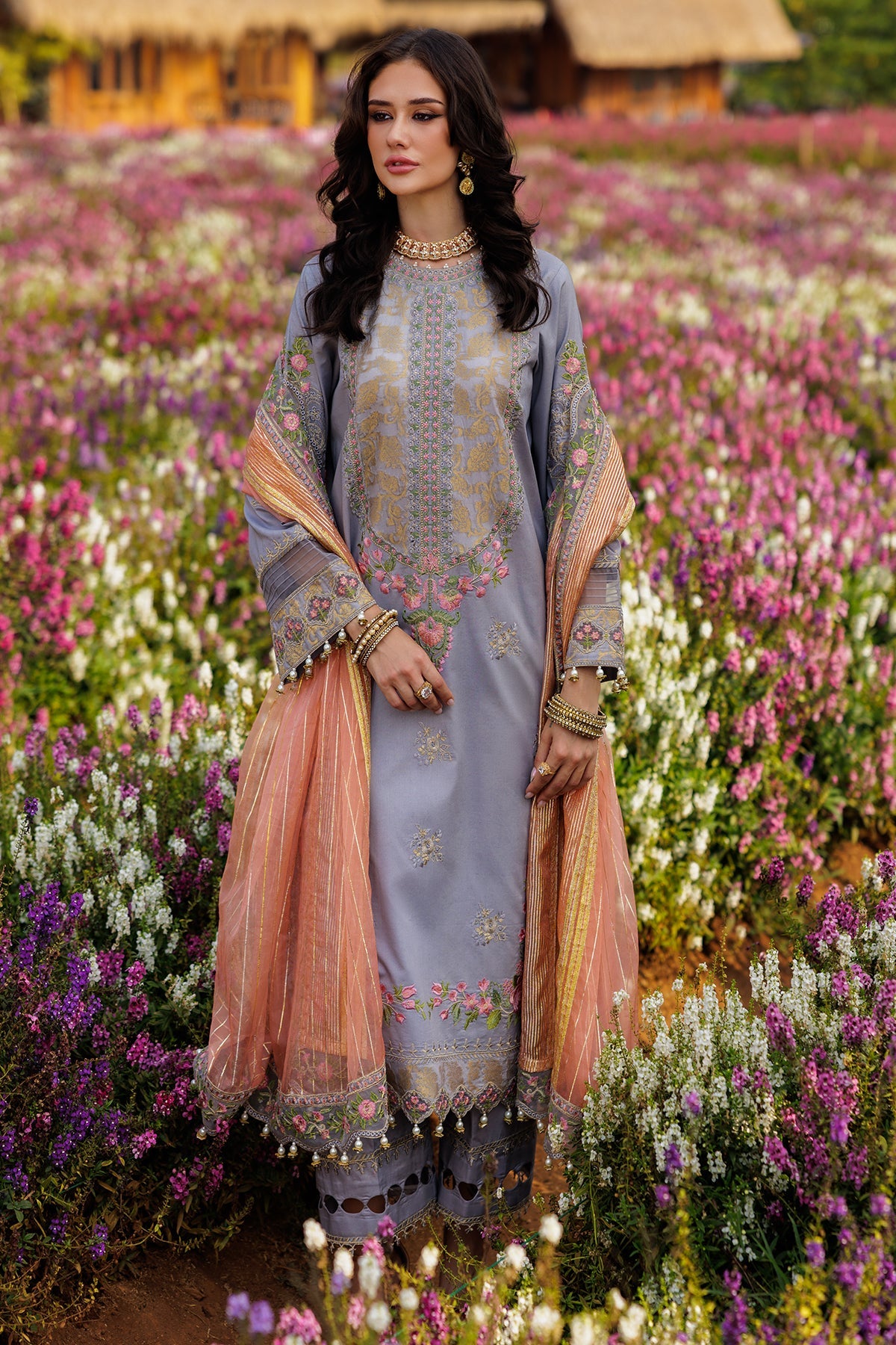 3-PC Unstitched Embroidered Lawn Collection CZ5-05
