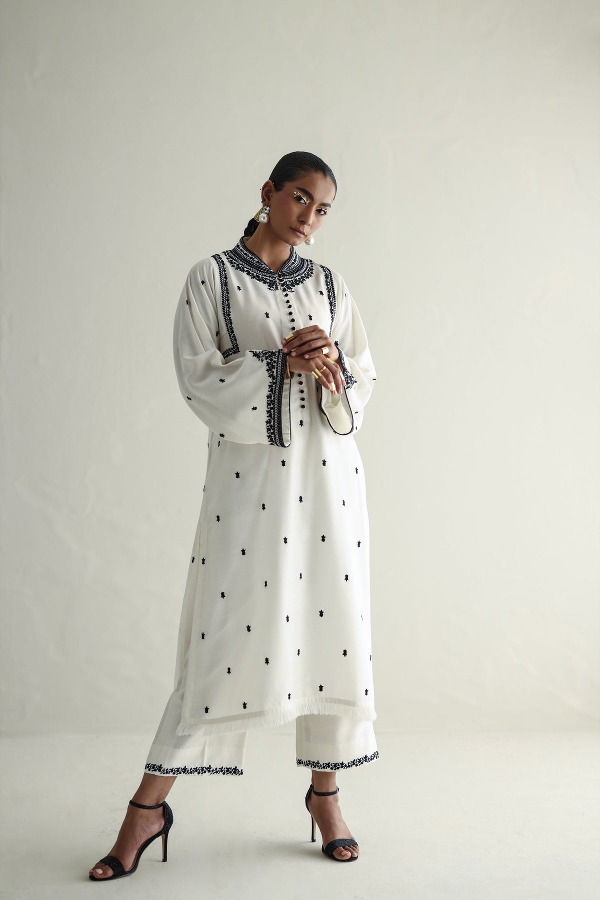 Pants for Ornate and Kashimiri Kalga Shirts