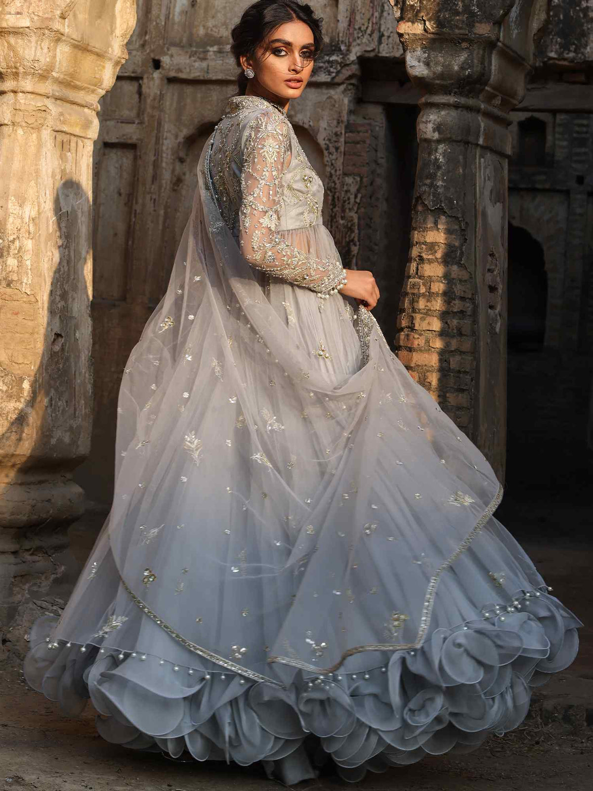 Angarkha, Dupatta & Lehenga