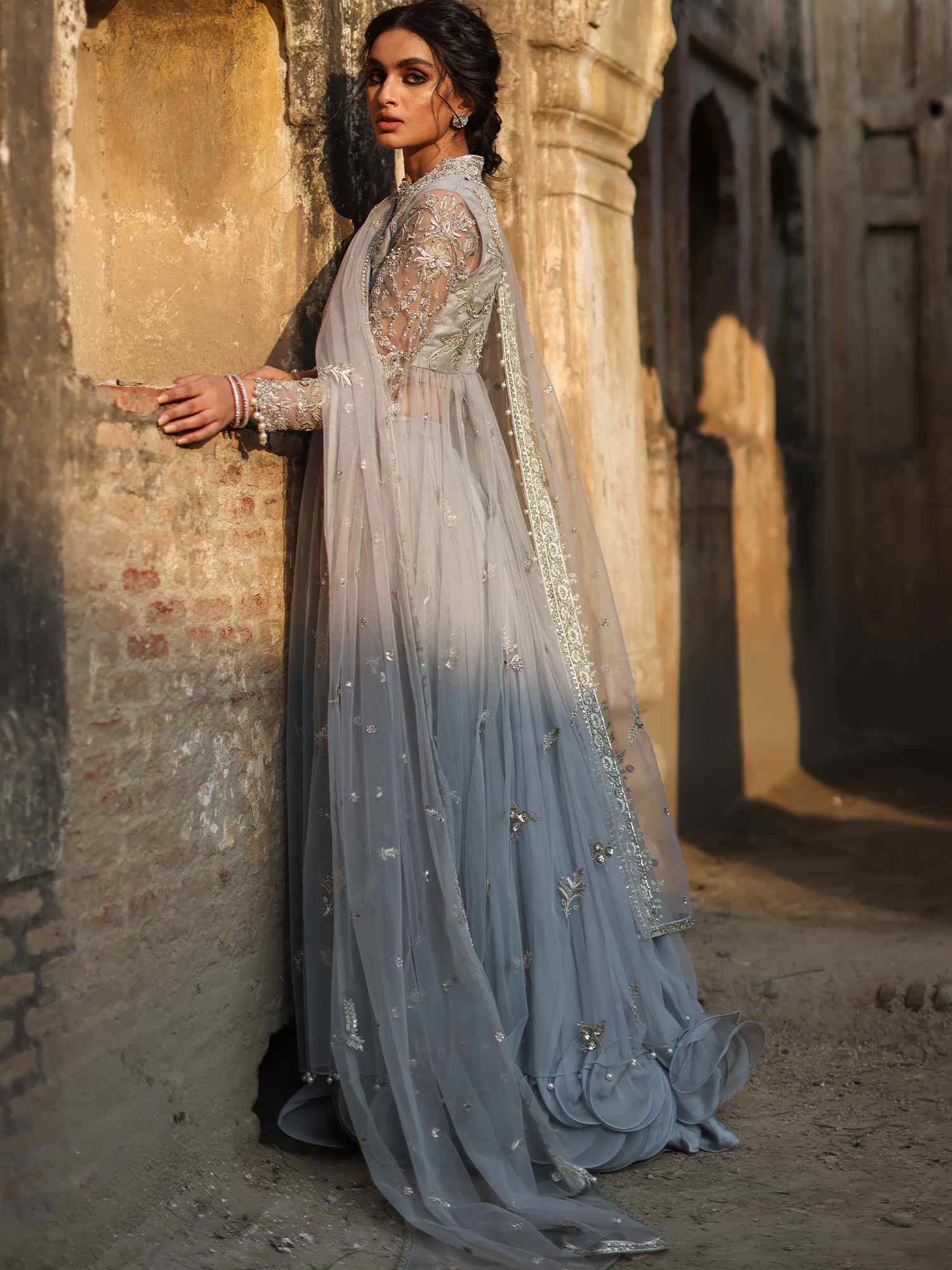 Angarkha, Dupatta & Lehenga