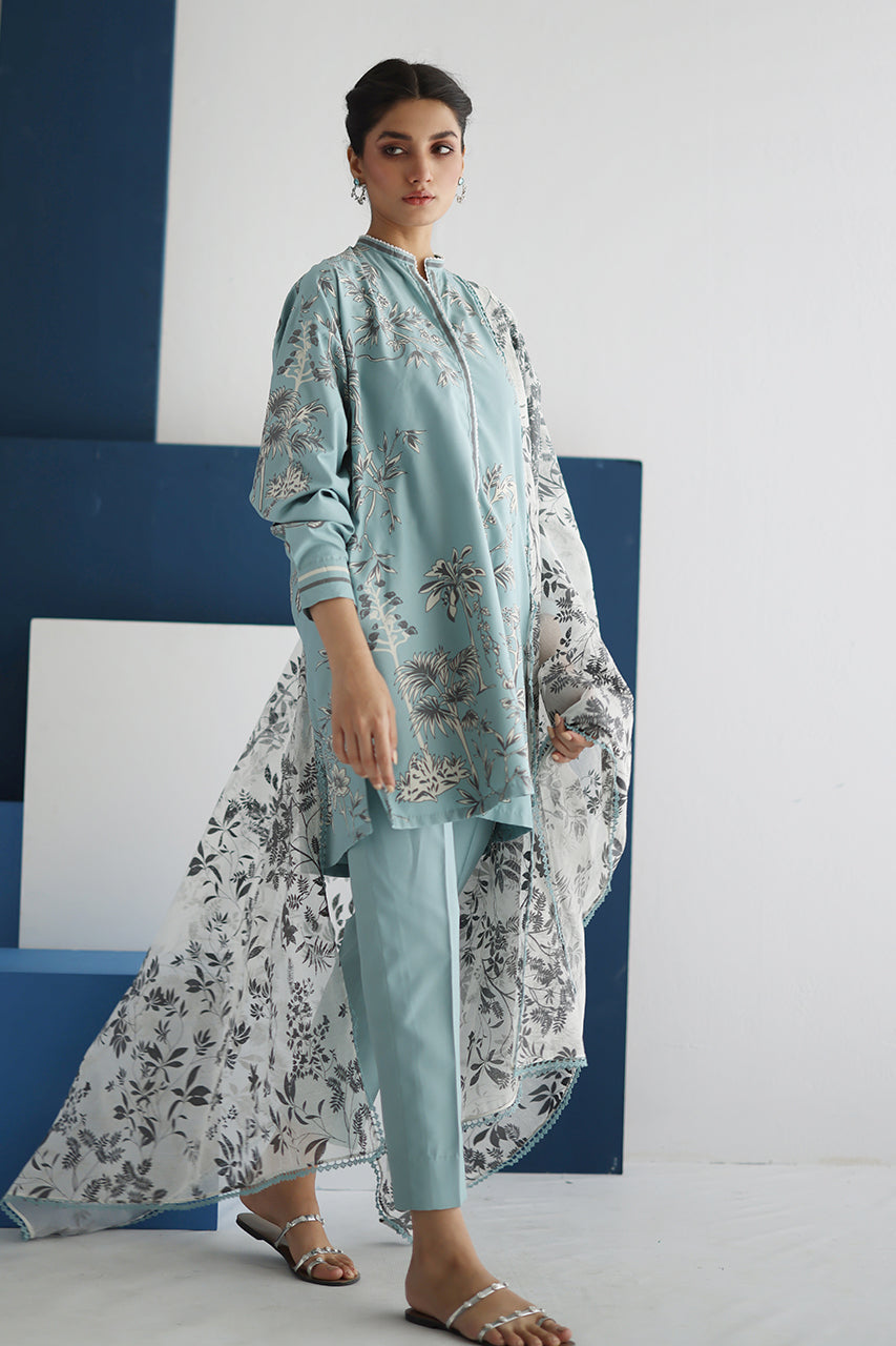 3 Piece Embroidered Lawn Suit