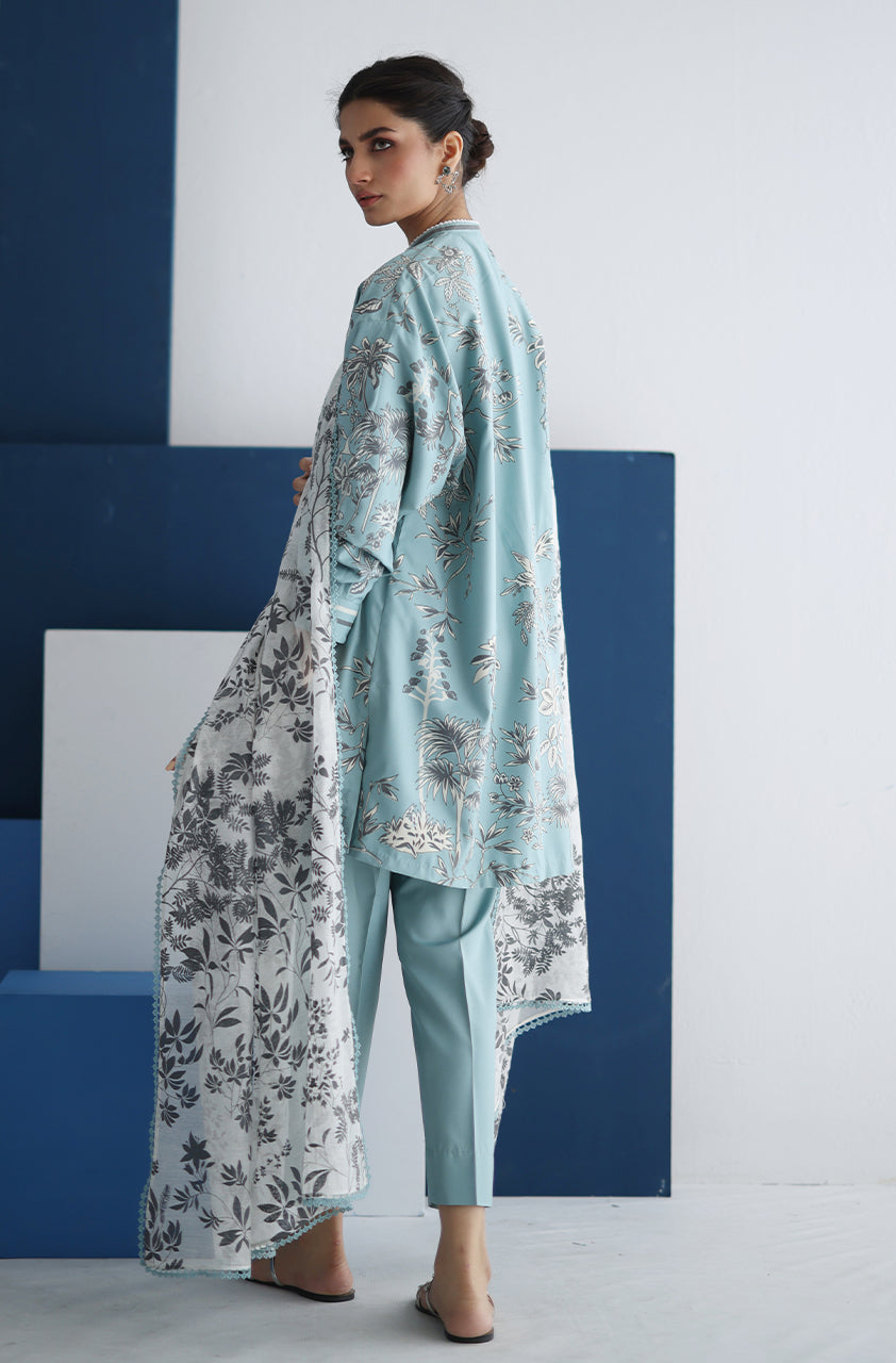 3 Piece Embroidered Lawn Suit