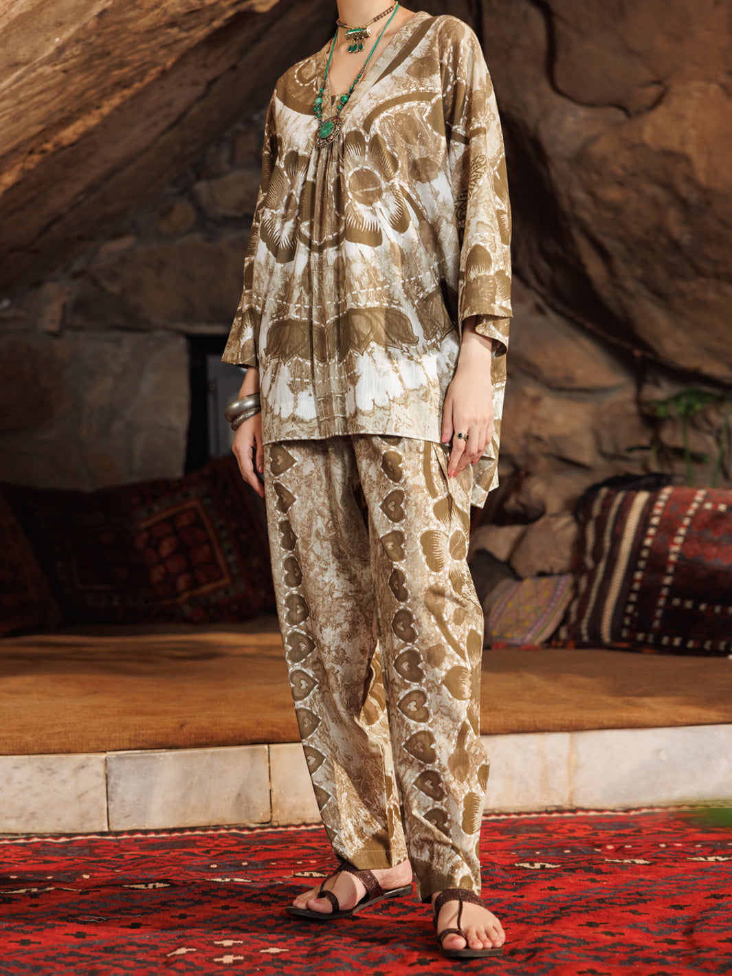 Olive Light Khaddar 2Pc Stitched - AWP-2PS-SS-LKS-1113