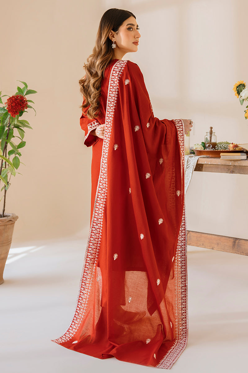 RED OCHRE-2PC (SHIRT & DUPATTA)