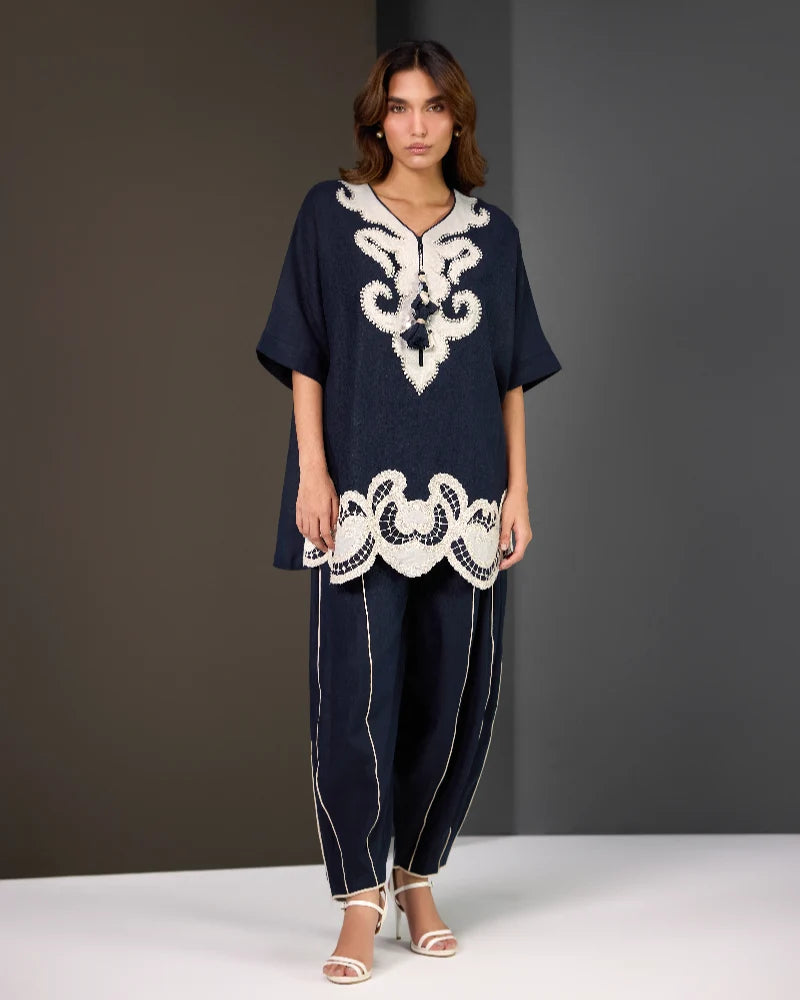 Daisy Delight Navy Blue