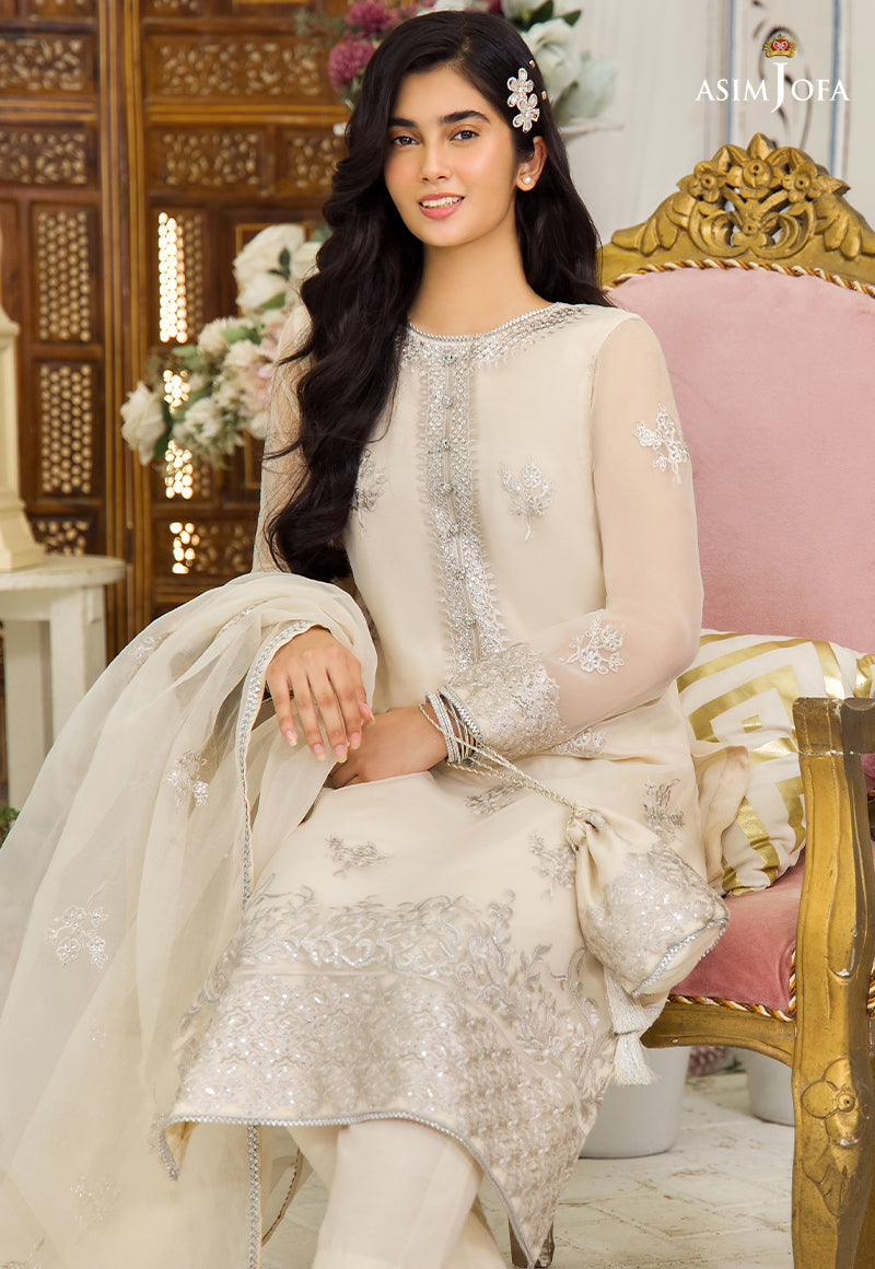 AJTF-01 EMBROIDERED ORGANZA 3 PCS