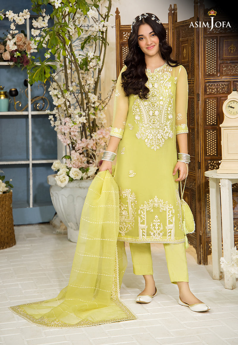AJTF-02 EMBROIDERED ORGANZA 3 PCS