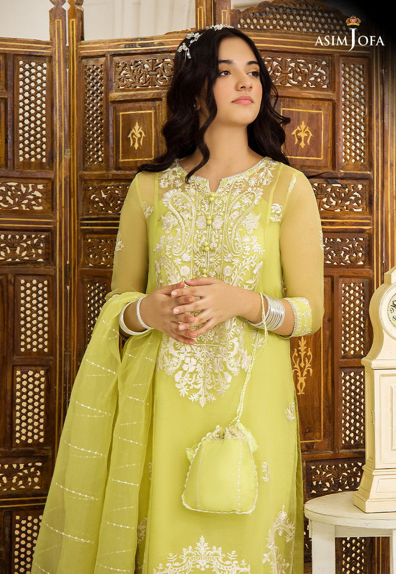 AJTF-02 EMBROIDERED ORGANZA 3 PCS